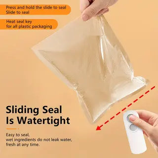 Remifa® Mini snack bag sealing machine,2 in 1 heat USB rechargeable snack bag selaer,plastic Electric bag sealers, keep food fresh. Portable Sealer Picnics