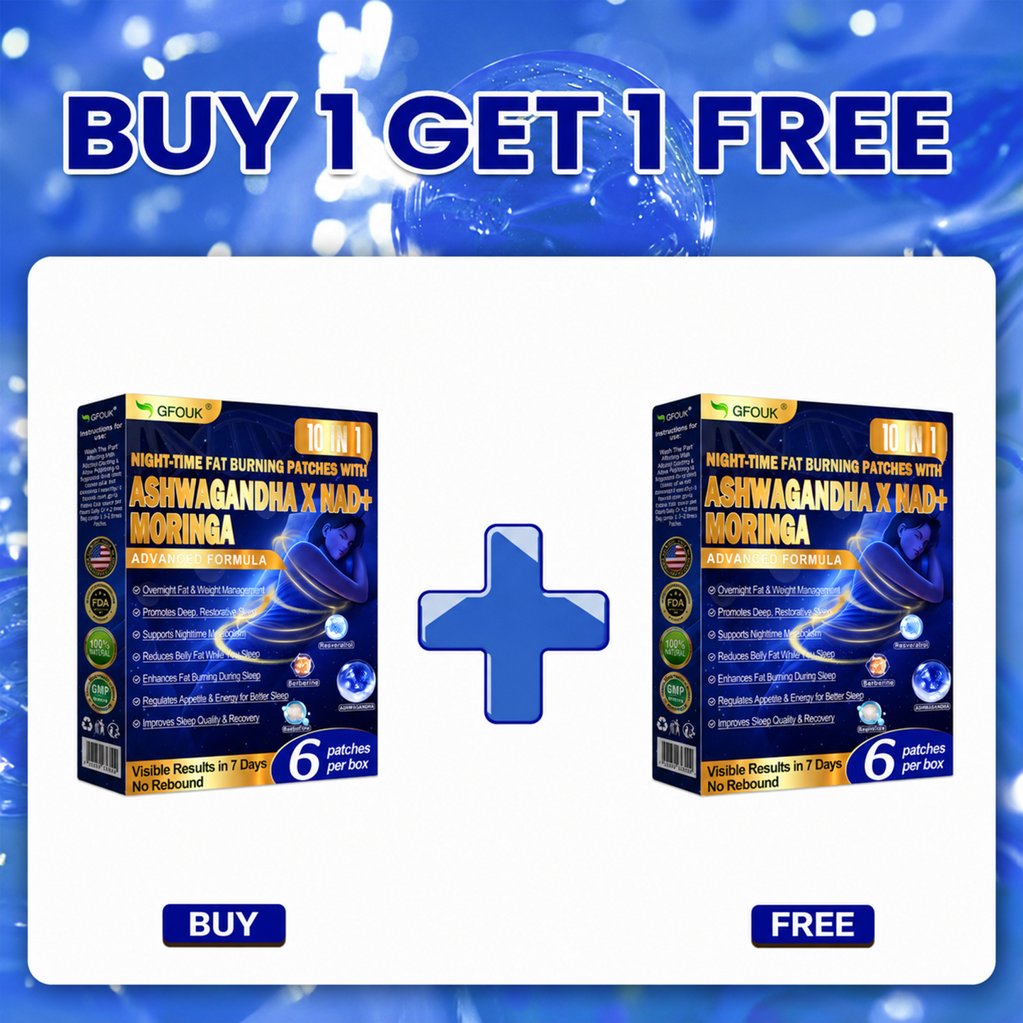 𝙂𝙁𝙊𝙐𝙆® NIGHT-TIME FAT BURNING PATCHES! ZERO PILLS & ZERO WASTE & ZERO STRUGGLE & 100% RESULTS.