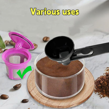 Bepavo® Protein Powder Sliding Spoon,High Quality Funnel ,Coffee Milk Smoothie Chocolate Powder Kitchen Utensils
