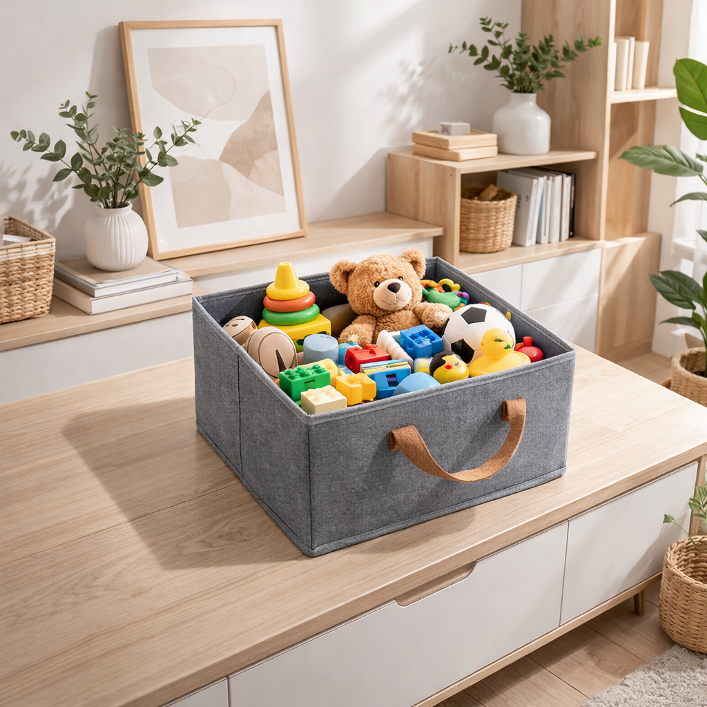 Bepavo® Premium Foldable Fabric Storage Bins – 3‑Pack Large Capacity Organizers for Clothes, Towels & Daily Essentials