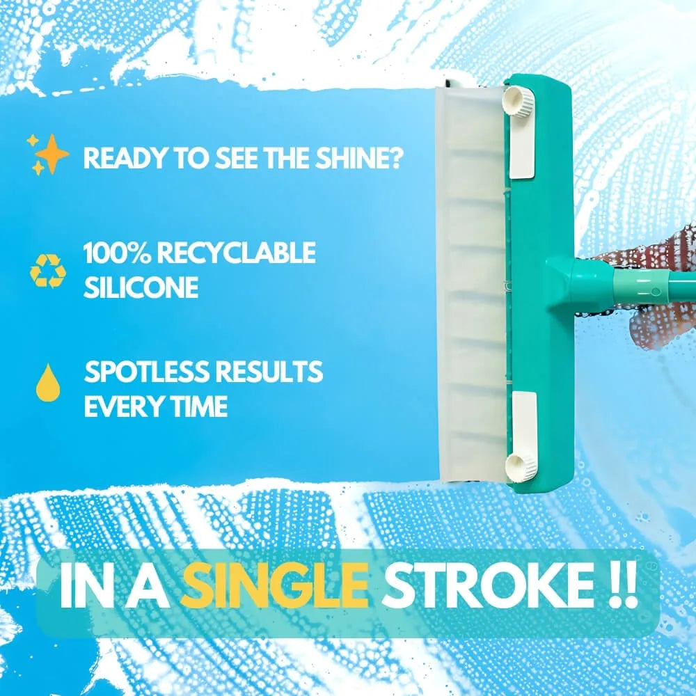 💞Ourlyard® Recyclable Silicone Window Squeegee Kit