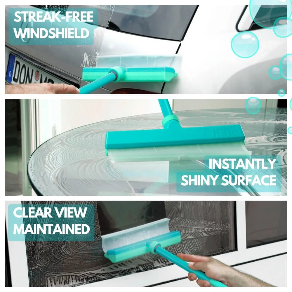 💞Ourlyard® Recyclable Silicone Window Squeegee Kit